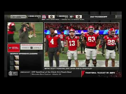 #1 Georgia Bulldogs Vs. #4 Ohio State Buckeyes - Full Game - Chick-Fil ...