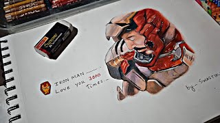 how to draw ironman.. #ironman#drawing #marvel#tony_stark#short