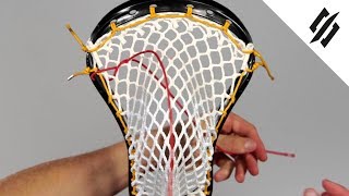 How to String a Lacrosse Head | Shooting Cord | Step 10 | StringKing