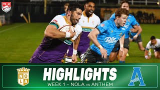 NOLA Gold vs. Anthem Rugby Carolina | Round 1 Highlights | MLR 2025 Season