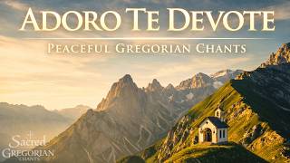 Adoro Te Devote – Gregorian Chant | Peaceful Instrumental | Eucharistic Hymn in Latin