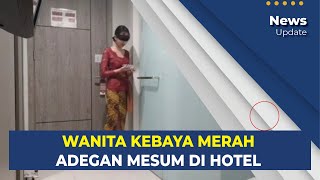 Heboh, Wanita Kebaya Merah Bikin Netizen Panas Dingin