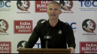 FSU head football coach Mike Norvell on confidence despite 0-3 start