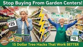 15 Dollar Tree Garden Hacks That Actually Work 🌿