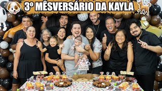 TERCEIRO MÊSVERSÁRIO DA KAYLA | Blog das irmãs