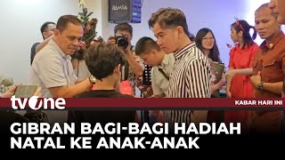 Kedatangan Wapres Gibran untuk Bagi-bagi Hadiah Natal Disambut Jemaat GKI | Kabar Hari Ini tvOne