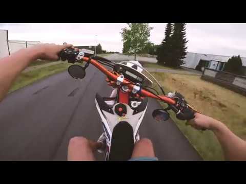 Ktm Exc 125 Wheelie Practice Youtube