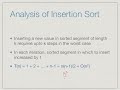 insertion sort