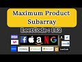 Array interview problem | Java code || Maximum Product Subarray :- Blind 75 : Leetcode 152 | Optimal