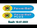 SA Powerball Results for Tuesday 18 July 2023 | Powerball Plus Result