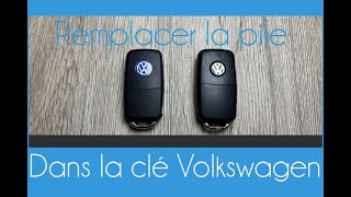 Comment changer la pile dans ces deux clés pour Volkswagen