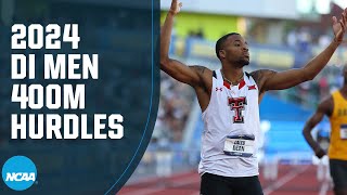Men's 400m hurdles final - 2024 NCAA outdoor track and field championships