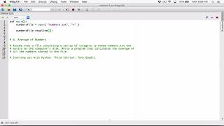 6.6. (Part 1) Average of Numbers - Python - ❤️ SOLUTIONS MOVED TO DISCORD ❤️