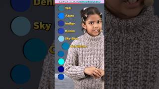 10 Amazing Shades of Blue 🔵, Kids English Practice, Adi Keshari Connection #shorts