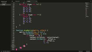 Coding a HTML and Java Tetris game!!!!