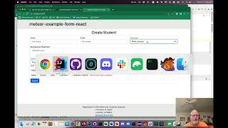 E48B Meteor Example Form React