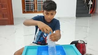 Creating low pressure inside a plastic bottle #funwithharshan