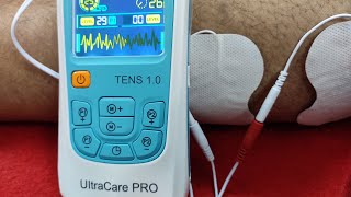 UltraCare PRO TENS 1 Rechargeable Dual Channel Digital TENS : Unboxing and Complete Review