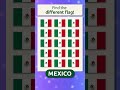 find the different flag 🕵🏻‍♂️ mexico 🇲🇽