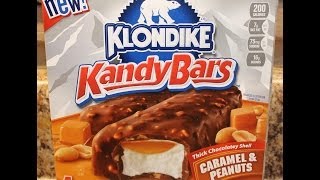 Klondike Kandy Bars: Caramel \u0026 Peanuts Ice Cream Review