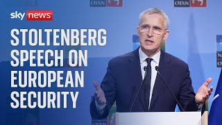 NATO Secretary General Jens Stoltenberg speech on European security