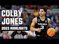 Colby Jones 2023 NCAA tournament highlights