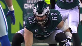 Jason Kelce comes in for 1 snap and leaves (not like Antonio Brown though)