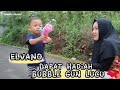 elvano mendapat hadiah BUBBLE GUN Lucu