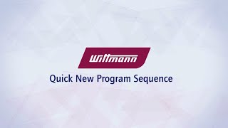 Quick New Program Sequence