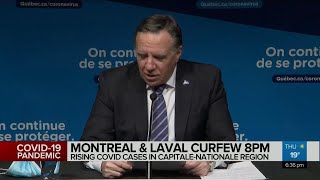 Montreal COVID curfew pushed back up