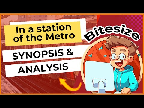 What is the meaning behind in a station of the Metro?