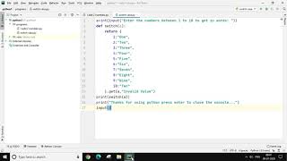 how to create switch case in python | Software Developing