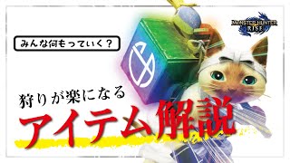 【モンハンライズ】狩り最効率！万能アイテムポーチの中身 意外と高性能なアイテムも？