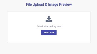 Preview Image Before Upload in HTML CSS & JavaScript | JavaScript Project for Beginner | CoderPahadi
