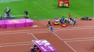 Winning High Jump by Russian Ivan Ukhov London Olympics