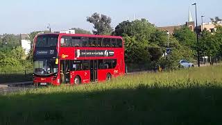 E400MMC Volvo B5LH GAL EHV6 BL15HBJ - Route 135 Takes a Left Turn to Start Diverting at Mudchute Stn