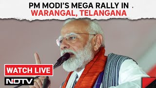 PM Modi Telangana Live | PM Modi Speech Live In Warangal, Telangana | Lok Sabha Election 2024