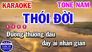 Karaoke Thói Đời Tone Nam Cm Nhạc Sống Rumba
