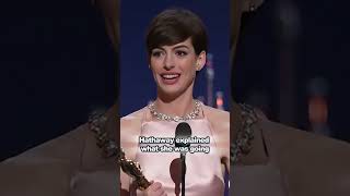 Anne Hathaway publicly apologizes to interviewer from 12 years ago. #annehathway #interview