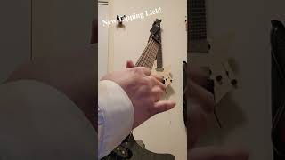 Funky Melodic Disco Shred Guitar Improvisation: New Tapping Lick in G# Minor