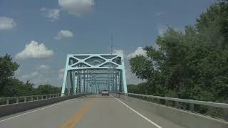 Drivin Across The Wabash Memorial Bridge On IN 62 IL 141 Across The Wabash River