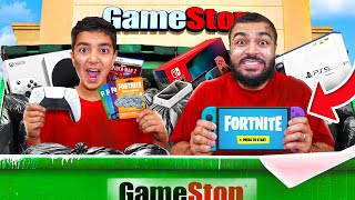 We Found V-BUCKS JACKPOT While Dumpster Diving At GAMESTOP And Played Fortnite!