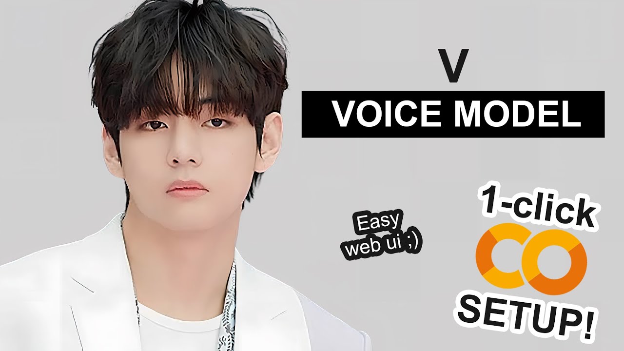 V Bts Ai Voice Model Rvc 1 Click Google Colab Setup Youtube