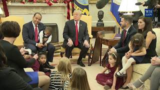 President Trump Leads a Discussion with American Business Owners and Their Families