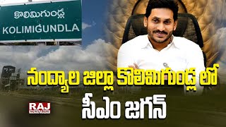 నంద్యాల జిల్లా కొలిమిగుండ్ల లో సీఎం జగన్ | CM Jagan | Kolimigundla Nandyal District  | RajNewsTelugu