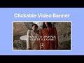 How To Add a Clickable Video Banner To Shopify Homepage (With Autoplay Using Viddy)