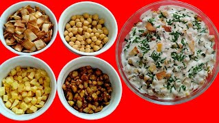 Lebanese Fatteh Recipe || Arabic Salad Fatteh || Lebanese Fatteh With Eggplant || How To Make Fatteh