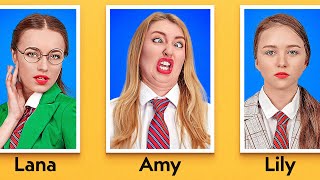 TYPES OF STUDENTS ON PICTURE DAY || Funny Situations At School by 123 GO!