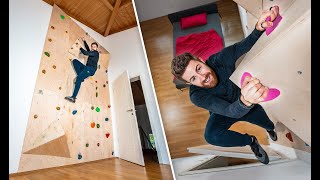 Eigene Kletterwand bauen im Schlafzimmer!