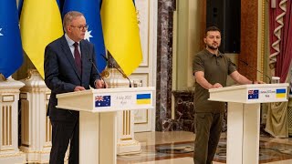 Anthony Albanese makes historic visit to Ukraine